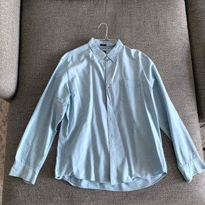 J Crew Slim Flex Oxford Button Down, Size: XL, Color: Warm Cove (Light Teal)